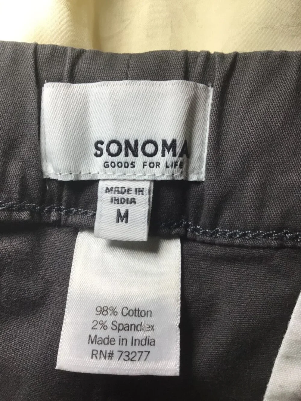 Sonoma Pants Women’s M Medium Charcoal Black Cargo Jogger Utility Pockets Casual